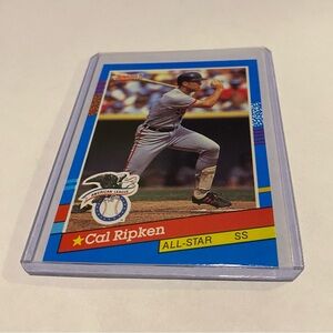 Cal Ripken Jr. 1991 Error Donruss Baseball Card (No Dot after inc) #52 Vintage